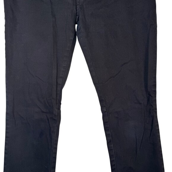 Dickies Black Straight Leg Pants Low Rise Punk Emo Grunge Goth Alternative Sz 5 - Picture 3 of 9